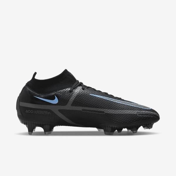 Nike Phantom GT2 Dynamic Fit Elite FG Firm-Ground Ženske Nogometni Čevlji Črna / Siva | NK942XQN