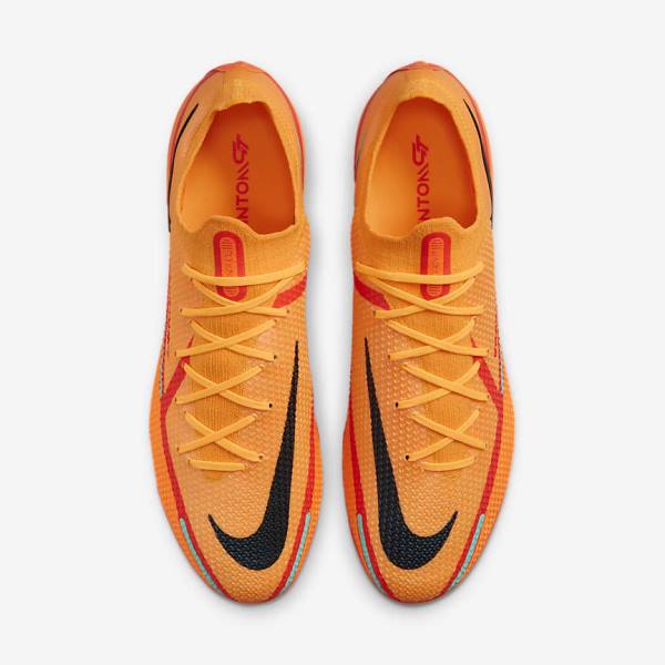 Nike Phantom GT2 Elite AG-Pro Artificial-Grass Moški Nogometni Čevlji Oranžna / Svetloba Rdeča / Črna | NK519ZQR