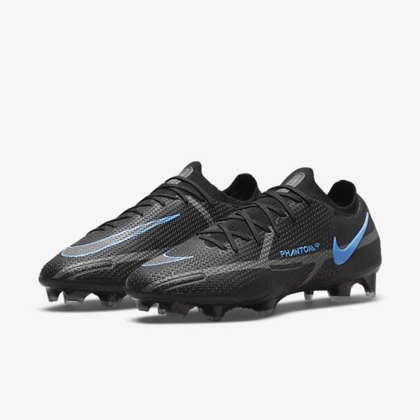 Nike Phantom GT2 Elite FG Firm-Ground Ženske Nogometni Čevlji Črna / Siva | NK019RMC