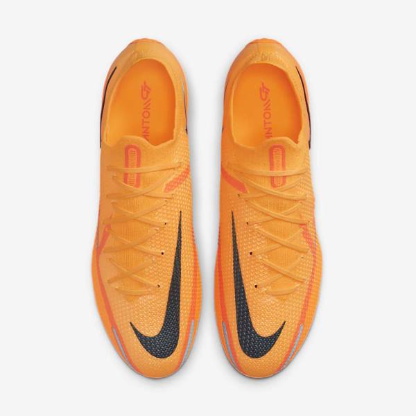 Nike Phantom GT2 Elite SG-Pro AC Soft-Ground Ženske Nogometni Čevlji Oranžna / Svetloba Rdeča / Črna | NK480RTN