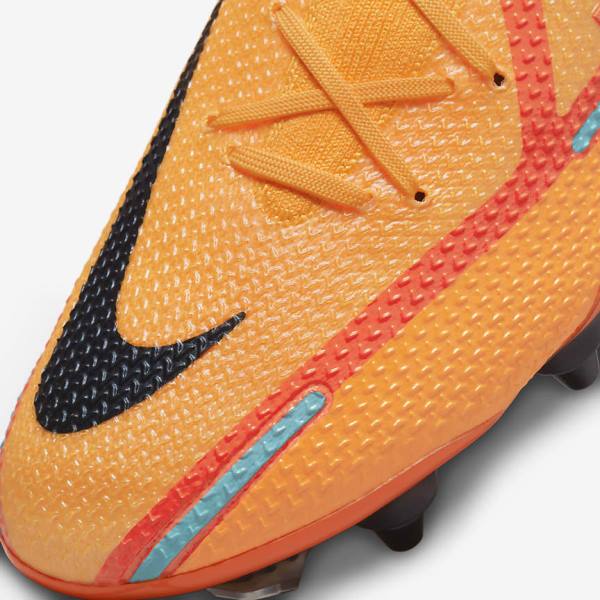 Nike Phantom GT2 Elite SG-Pro AC Soft-Ground Ženske Nogometni Čevlji Oranžna / Svetloba Rdeča / Črna | NK480RTN