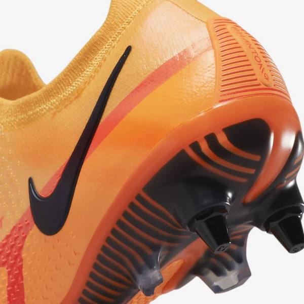 Nike Phantom GT2 Elite SG-Pro AC Soft-Ground Ženske Nogometni Čevlji Oranžna / Svetloba Rdeča / Črna | NK480RTN