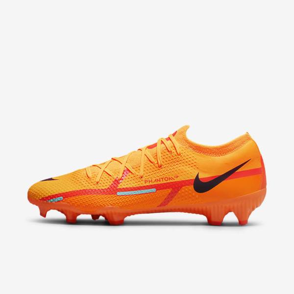 Nike Phantom GT2 Pro FG Firm-Ground Moški Nogometni Čevlji Oranžna / Svetloba Rdeča / Črna | NK985LDB