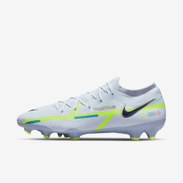 Nike Phantom GT2 Pro FG Firm-Ground Ženske Nogometni Čevlji Siva / Svetloba Modra | NK768FQP