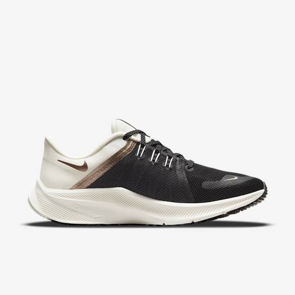 Nike Quest 4 Premium Road Ženske Tekaški Čevlji Kovinski / Siva | NK917WIF