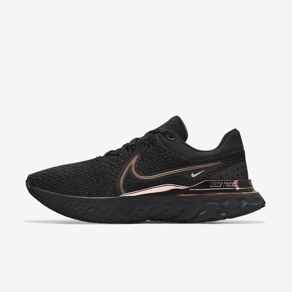 Nike React Infinity Run 3 By You Custom Road Moški Tekaški Čevlji Črna | NK190DER