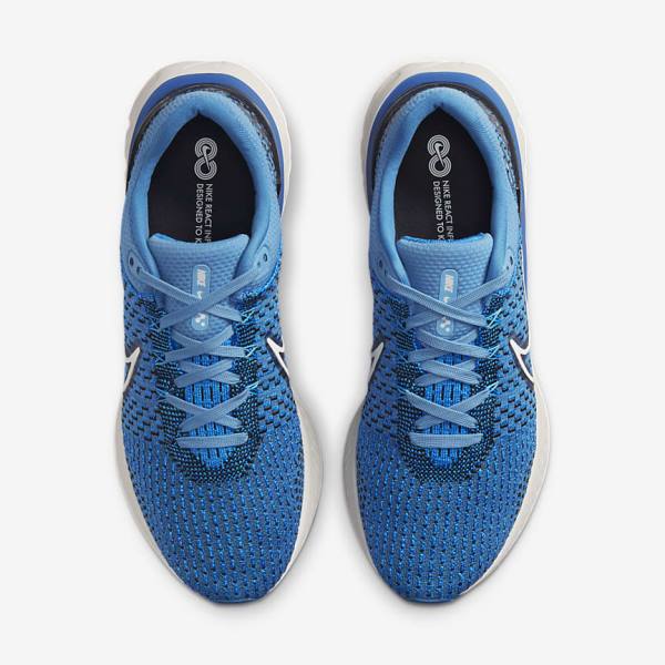 Nike React Infinity Run Flyknit 3 Road Moški Tekaški Čevlji Modra / Črna | NK547BOA