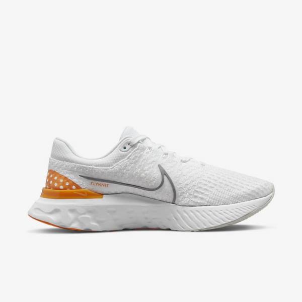 Nike React Infinity Run Flyknit 3 Road Moški Tekaški Čevlji Bela / Siva | NK564ZNT