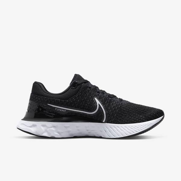 Nike React Infinity Run Flyknit 3 Road Moški Tekaški Čevlji Črna / Bela | NK693LCY