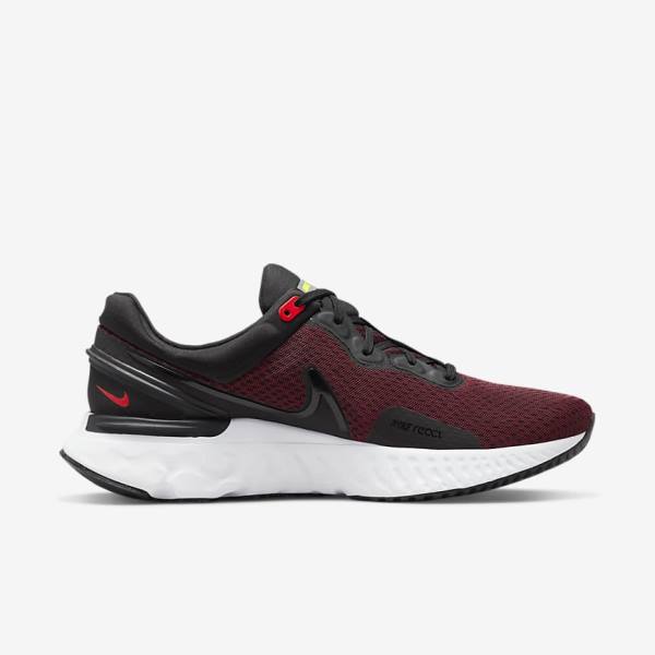 Nike React Miler 3 Road Moški Tekaški Čevlji Črna / Rdeča / Bela | NK965SQU