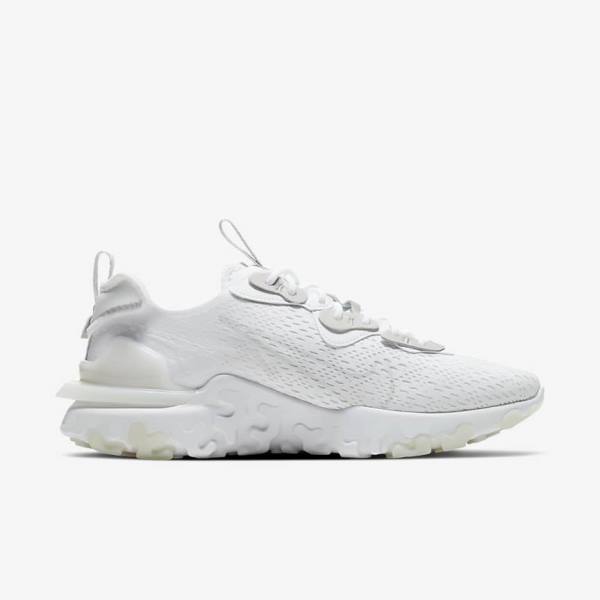 Nike React Vision Moški Superge Bela / Svetloba Siva / Svetloba Siva | NK013EXL