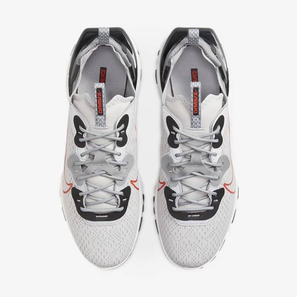 Nike React Vision Moški Superge Siva / Svetloba Siva / Oranžna | NK860YRL