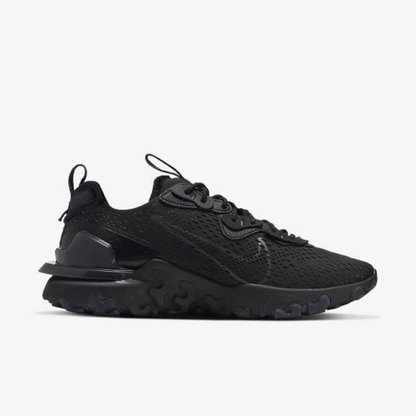 Nike React Vision Moški Superge Črna / Temno Siva | NK043OVU