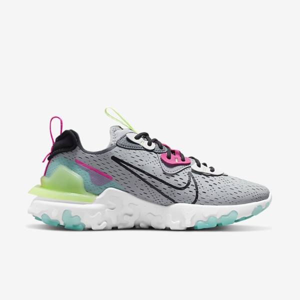 Nike React Vision Ženske Superge Siva / Roza / Črna | NK641PTN