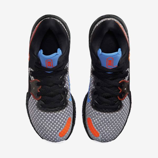 Nike Renew Elevate 2 Moški Košarkaški Copati Črna / Bela / Oranžna / Svetloba Modra | NK907DNL