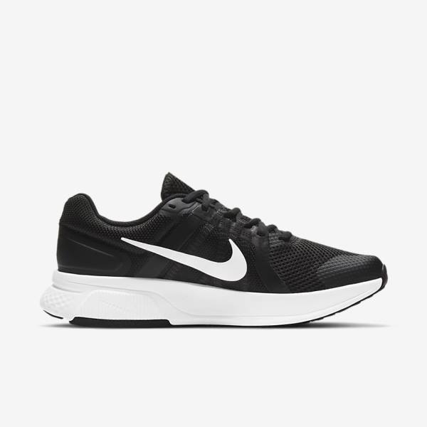 Nike Run Swift 2 Road Moški Tekaški Čevlji Črna / Temno Siva / Bela | NK672WHK