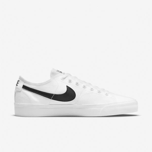 Nike SB BLZR Court Moški Skate Čevlji Bela / Črna / Črna | NK974JDM