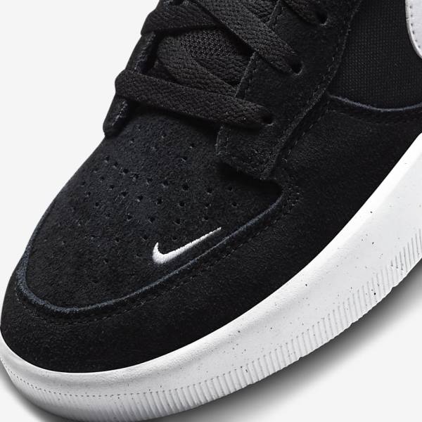 Nike SB Force 58 Ženske Superge Črna / Bela | NK568RPQ