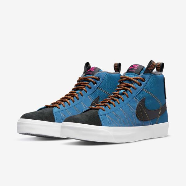 Nike SB Zoom Blazer Mid Premium Moški Superge Črna | NK473MRP