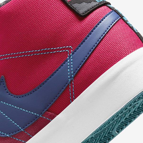 Nike SB Zoom Blazer Mid Premium Ženske Skate Čevlji Kraljevsko Modra | NK562SVD