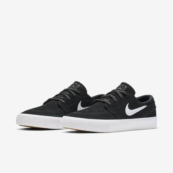 Nike SB Zoom Stefan Janoski RM Moški Superge Črna / Siva / Svetloba Rjav / Bela | NK748TLW