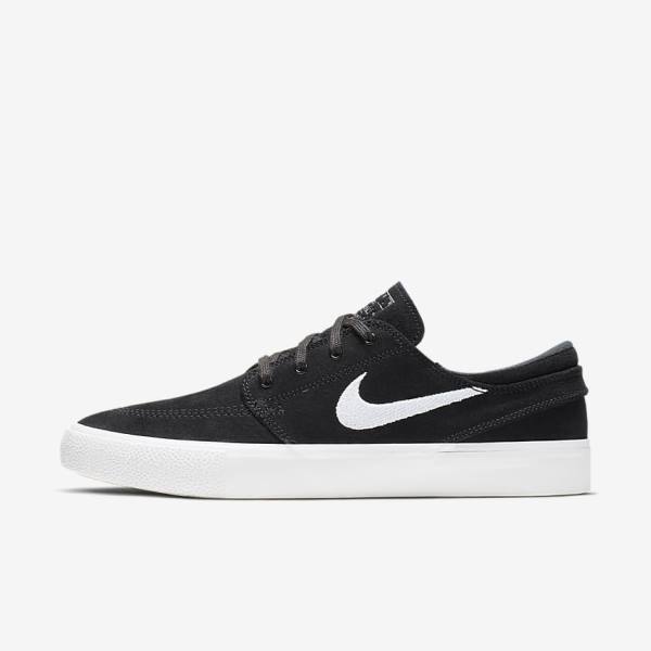 Nike SB Zoom Stefan Janoski RM Ženske Skate Čevlji Črna / Siva / Svetloba Rjav / Bela | NK902KWX