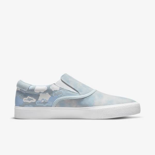 Nike SB Zoom Verona Slip x Rayssa Leal Otroci Skate Čevlji Modra / Bela / Modra | NK495TJN