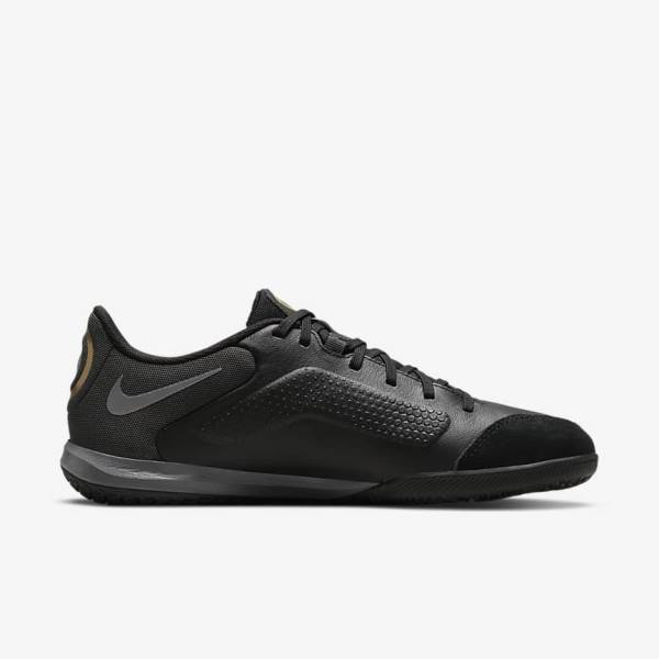 Nike Tiempo Legend 9 Academy IC Indoor-Court Moški Nogometni Čevlji Črna / Temno Siva / Kovinski Zlato / Črna | NK234QRM