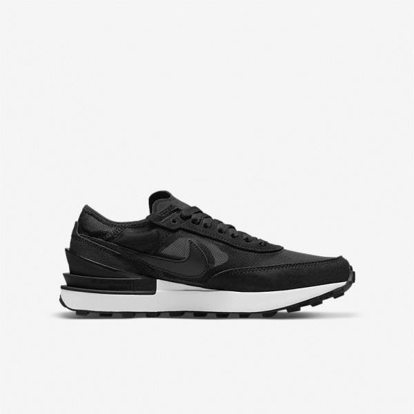 Nike Waffle One Older Otroci Pohodni Čevlji Črna / Bela / Oranžna / Črna | NK678HJR