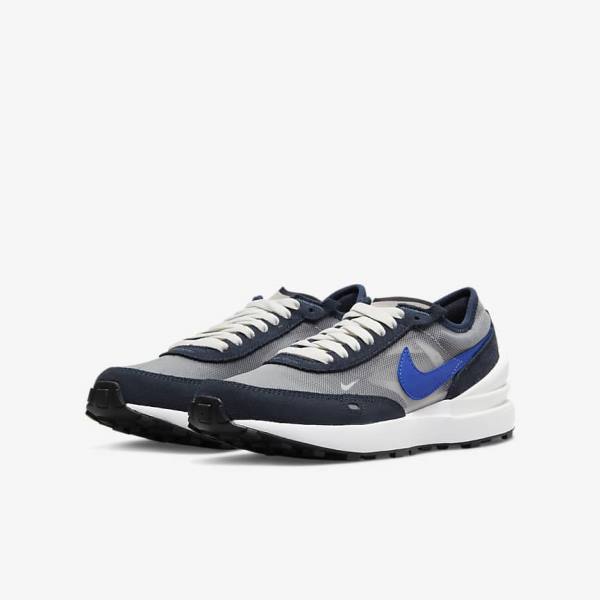 Nike Waffle One Older Otroci Superge Obszidián Kraljevsko Modra | NK846RUI