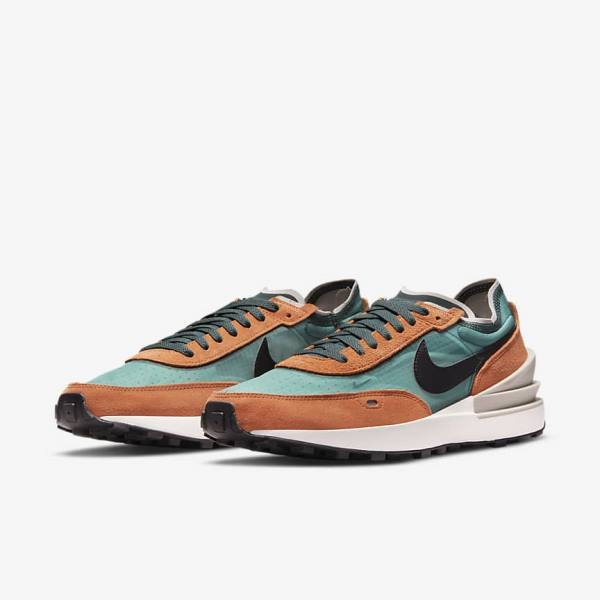 Nike Waffle One SE Moški Superge Zelena / Rdeča / Oranžna / Črna | NK953GRE