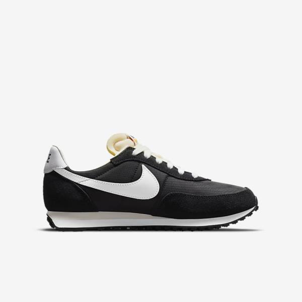 Nike Waffle Trainer 2 Older Otroci Superge Črna / Oranžna / Bela | NK406XOA