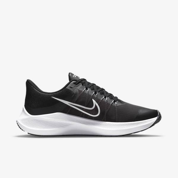 Nike Winflo 8 Road Moški Tekaški Čevlji Črna / Temno Siva / Bela | NK847HPR