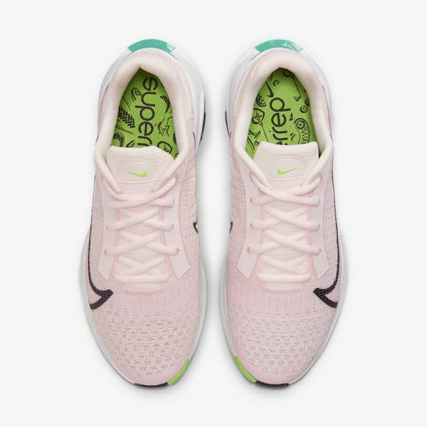 Nike ZoomX SuperRep Surge Endurance Class Ženske Športni Copati Svetloba Roza / Zelena / Črna | NK497JRL