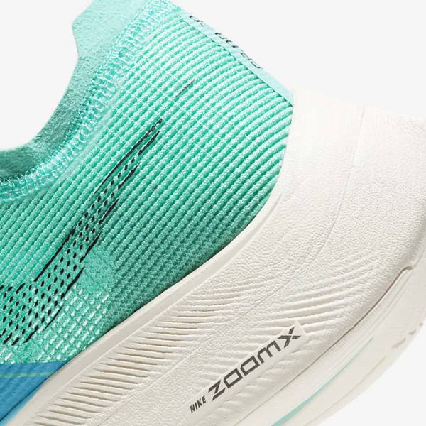 Nike ZoomX Vaporfly Next% 2 Road Racing Ženske Tekaški Čevlji Bela / Kovinski Srebrna / Črna | NK437JQV