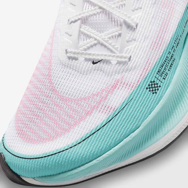 Nike ZoomX Vaporfly Next% 2 Road Racing Moški Tekaški Čevlji Zelena / Modra / Bela / Črna | NK647JRK