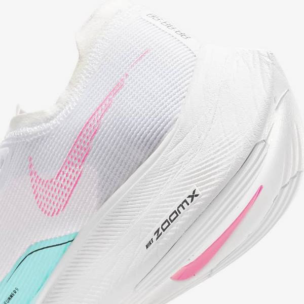 Nike ZoomX Vaporfly Next% 2 Road Racing Moški Tekaški Čevlji Zelena / Modra / Bela / Črna | NK647JRK