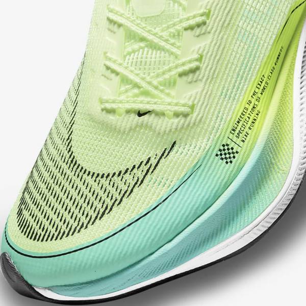 Nike ZoomX Vaporfly Next% 2 Road Racing Ženske Tekaški Čevlji Črna / Kovinski Zlato / Bela | NK714OTZ