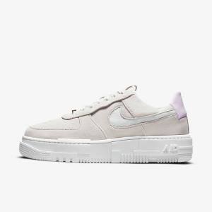 Nike Air Force 1 Pixel Ženske Superge Bela / Svetloba Bež / Roza | NK340FVU