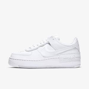 Nike Air Force 1 Shadow Ženske Superge Bela | NK605TPW