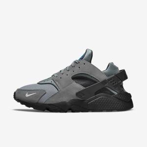 Nike Air Huarache Moški Superge Siva / Svetloba Modra / Črna / Kovinski Srebrna | NK194UVR