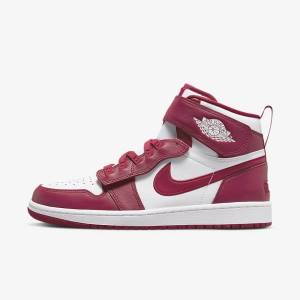 Nike Air Jordan 1 Hi FlyEase Moški Jordan Čevlji Rdeča / Bela | NK870YHQ