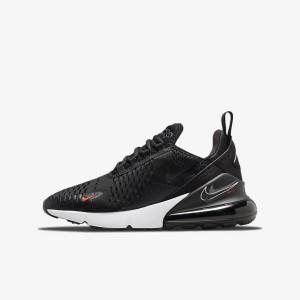 Nike Air Max 270 Older Otroci Superge Črna / Siva | NK694OAW