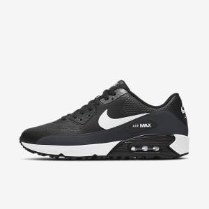 Nike Air Max 90 G Moški Čevlji Za Golf Črna / Temno Siva / Bela | NK083ZRL