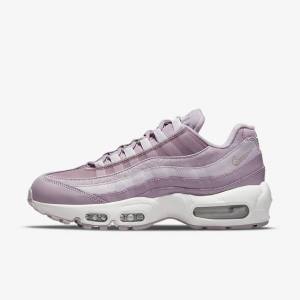 Nike Air Max 95 Ženske Superge Vijolična / Bela / Kovinski Srebrna | NK278YLM