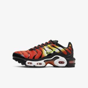 Nike Air Max Plus Older Otroci Superge Oranžna / Zlato / Črna | NK704NLC