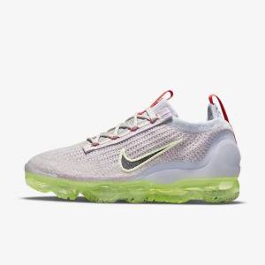 Nike Air VaporMax 2021 FK Ženske Superge Svetloba Bež / Svetloba Zelena / Črna | NK156EKH