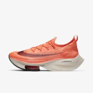 Nike Air Zoom Alphafly NEXT% Flyknit Road Racing Moški Tekaški Čevlji Vijolična / Rdeča / Črna / Črna | NK352HGC