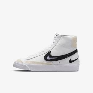 Nike Blazer Older Otroci Superge Bela / Črna | NK857OAZ