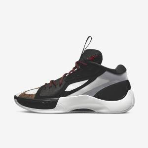 Nike Jordan Zoom Separate Moški Jordan Čevlji Črna / Bela / Modra Siva / Rdeča | NK069OXC